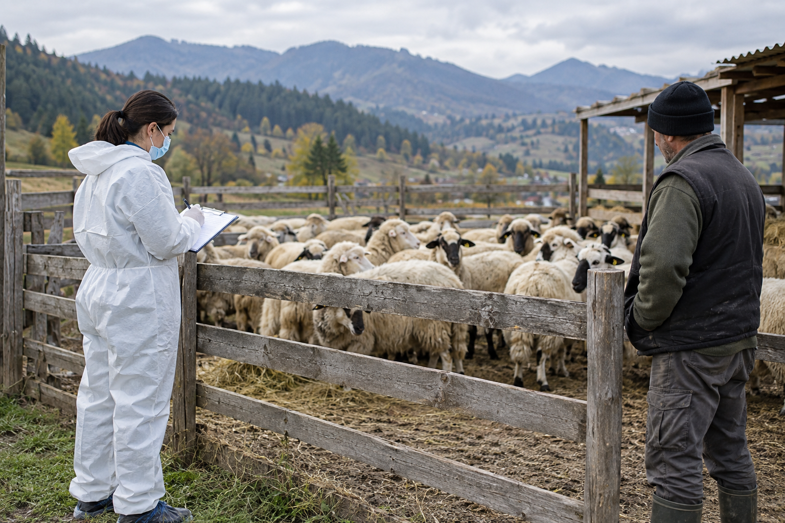 Variola ovină se extinde: biosecuritatea începe la poarta fermei