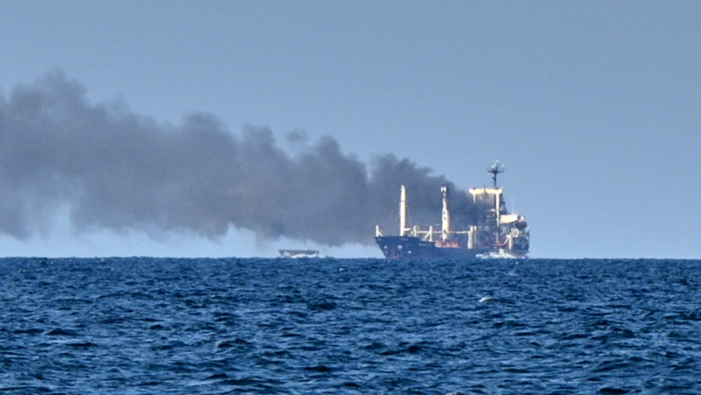 Navă încărcată cu porumb, scufundată în Marea Neagră, în apropierea României. Doi marinari au murit