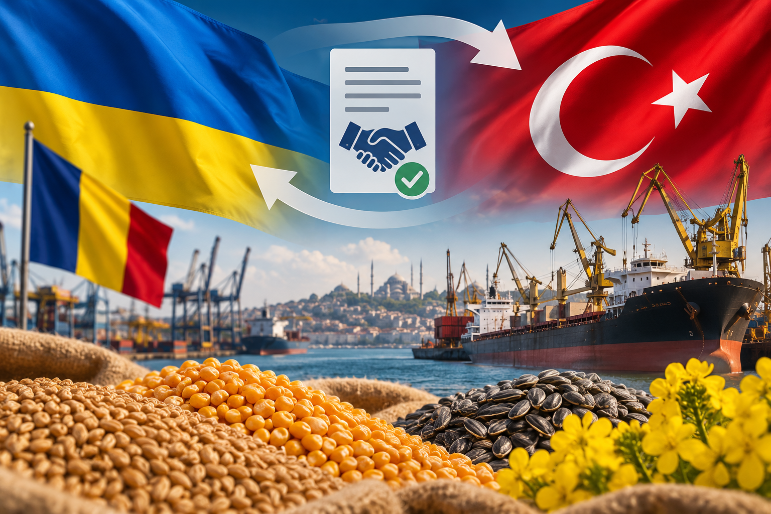 Ucraina primește acces comercial mai avantajos în Turcia. Ce poate însemna pentru exporturile agricole ale României